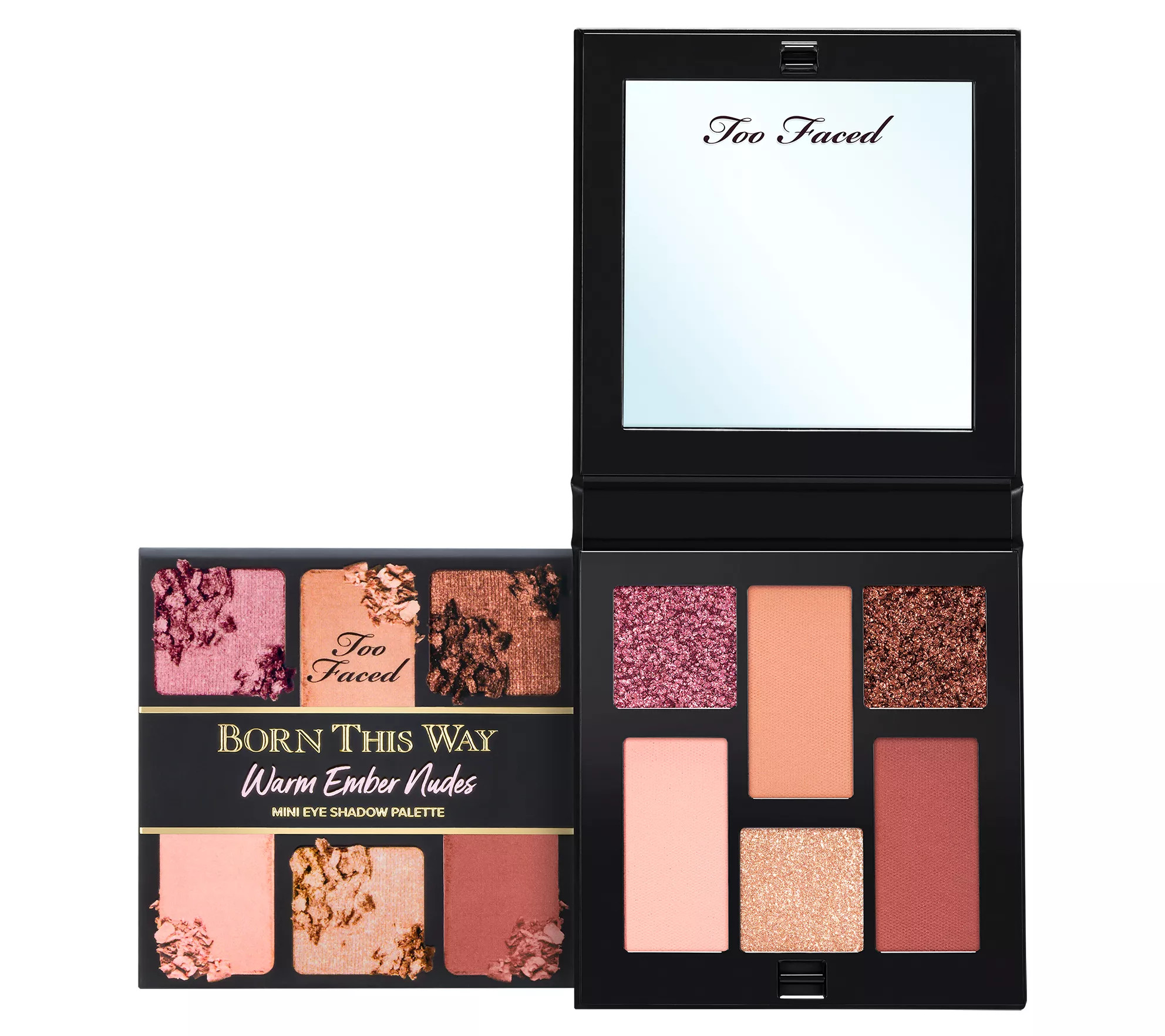 Too Faced Born This Way Natural Nude Mini Eye Shadow Palette - QVC.com | QVC