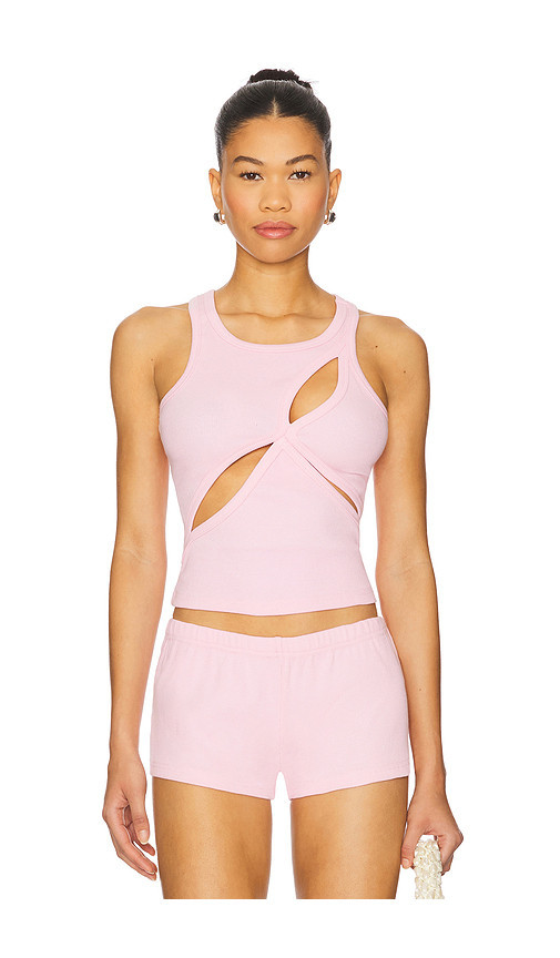 Mother of All Ariel Rib Top in Pink. Size M. Also in S, L, XL. | Revolve Clothing (Global)
