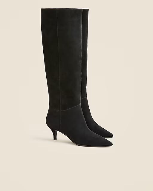 New Stevie knee-high boots in suede | J. Crew US