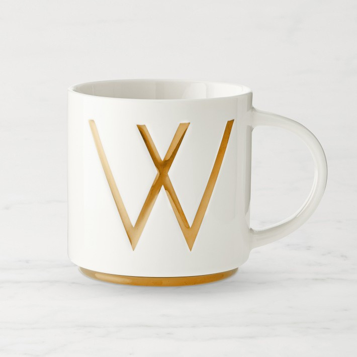 Gold Monogram Mug | Williams-Sonoma