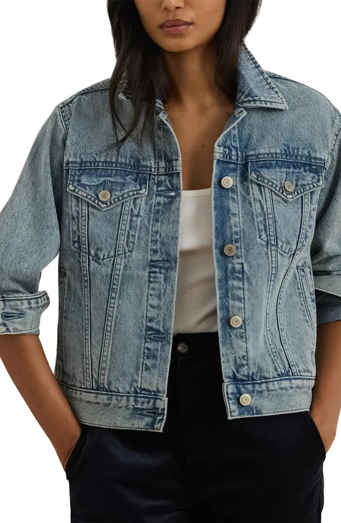 Paizley Rigid Denim Trucker Jacket | Nordstrom