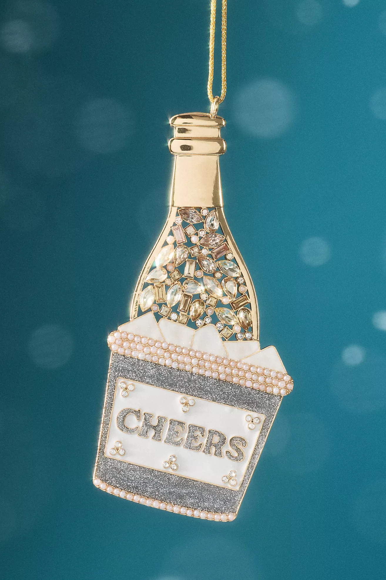 BaubleBar x Anthropologie Jeweled Cocktail Ornament | Anthropologie (US)