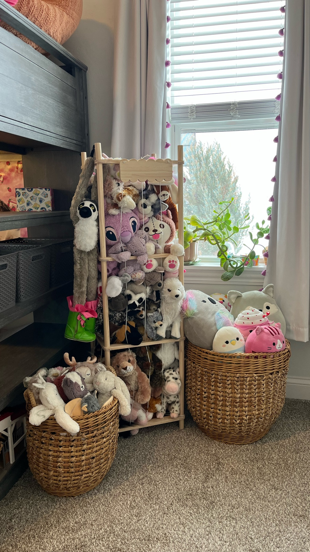 Stuffed animals everywhere… until this 🙌
If you have a stuffed animal lover like I do, you know they multiply overnight. I finally found an organizer that holds sooooo many of them and actually keeps them contained without taking over the room. Total mom win. Stuffed animal organization!

#LTKHome #LTKFindsUnder50 #LTKmomlife