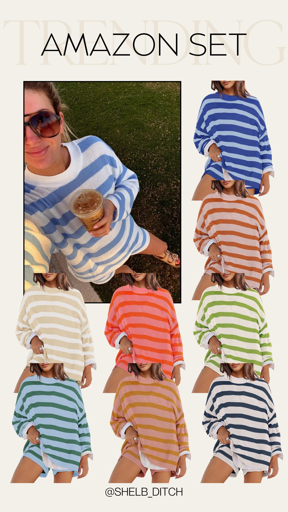 Amazon Set | Sweater Set | Striped Set 

#LTKFindsUnder100 #LTKStyleTip #LTKFindsUnder50