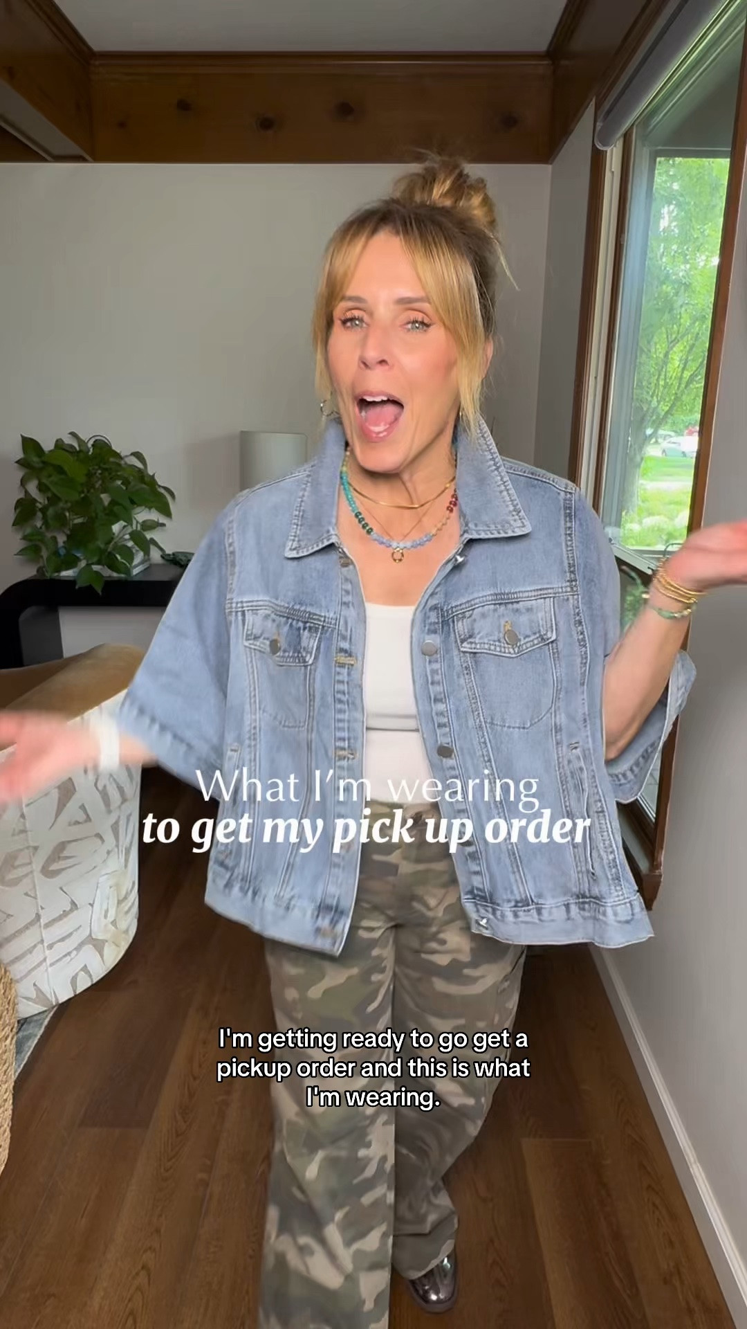 Camouflage pants are from Walmart, wearing a medium in short length. Tank is from Amazon, wearing M. Cape Jacket is size M. Sized down one full size in shoes.

#LTKdayinmylife #LTKOver40 #LTKPetite