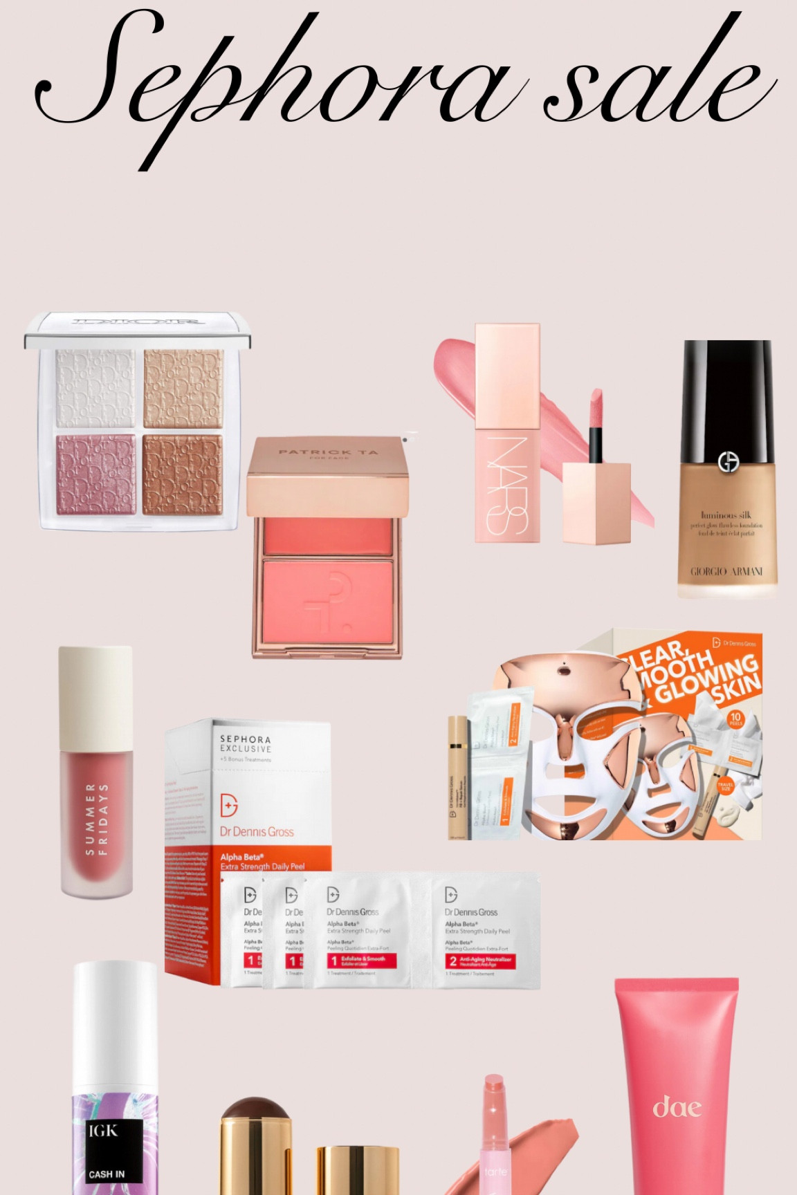 Stock up on all your favs during the Sephora sale! 

#LTKxSephora #LTKbeauty #LTKsalealert