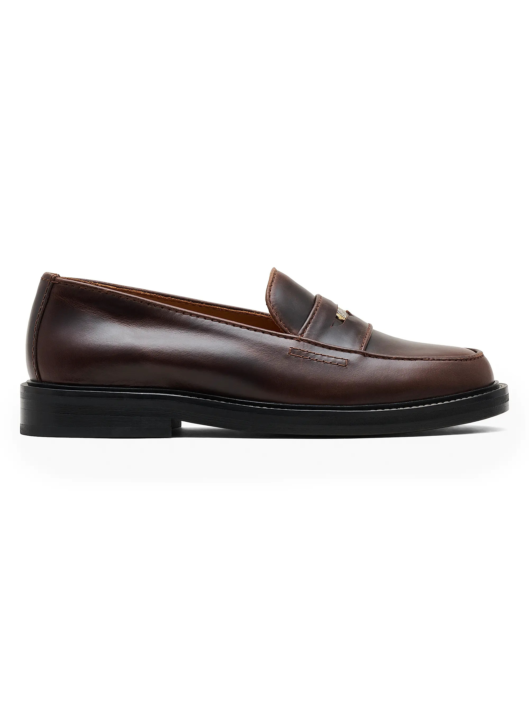 Marc Jacobs x A.P.C Leather Penny Loafers | Saks Fifth Avenue