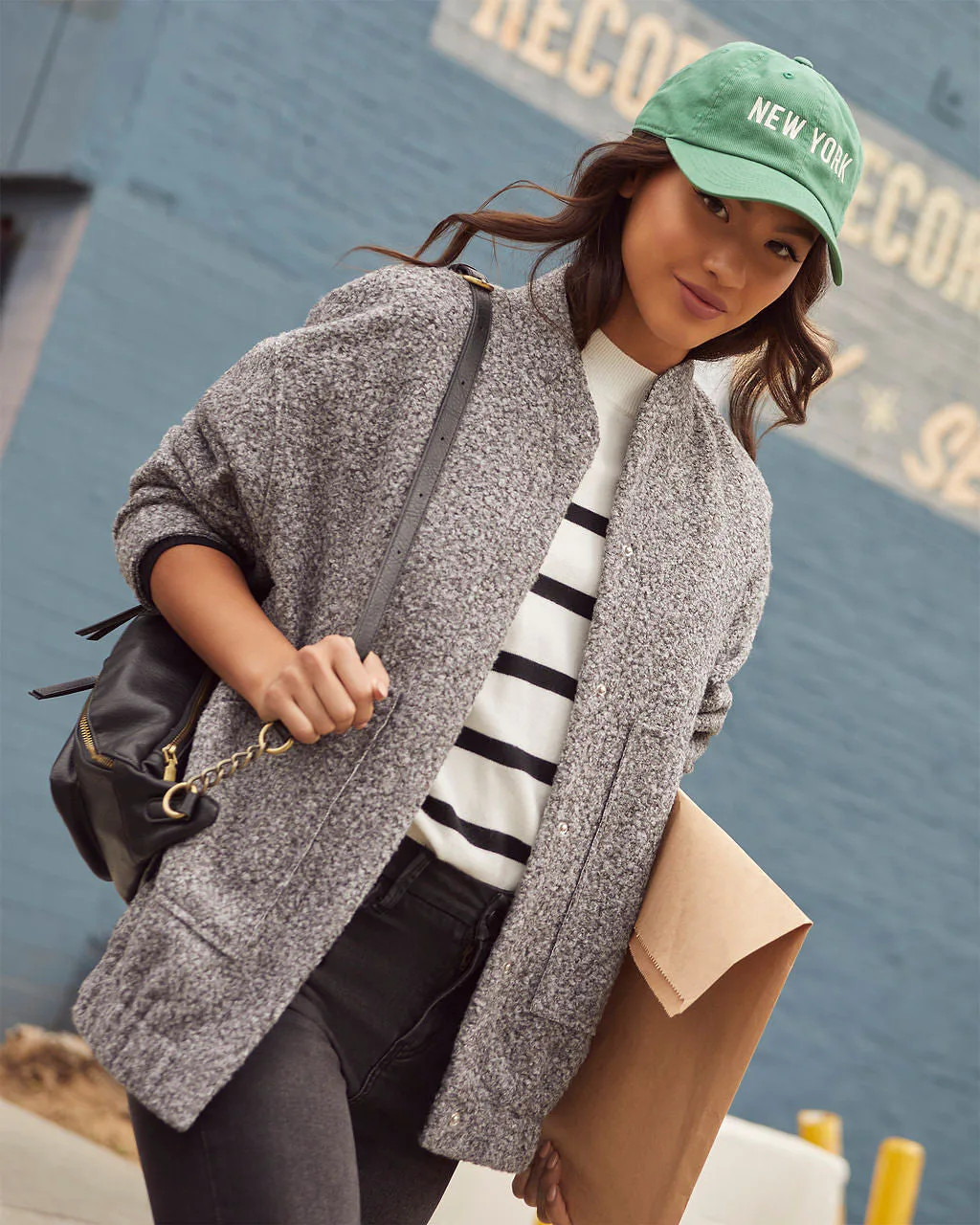 Hannah Textured Bomber Jacket | VICI