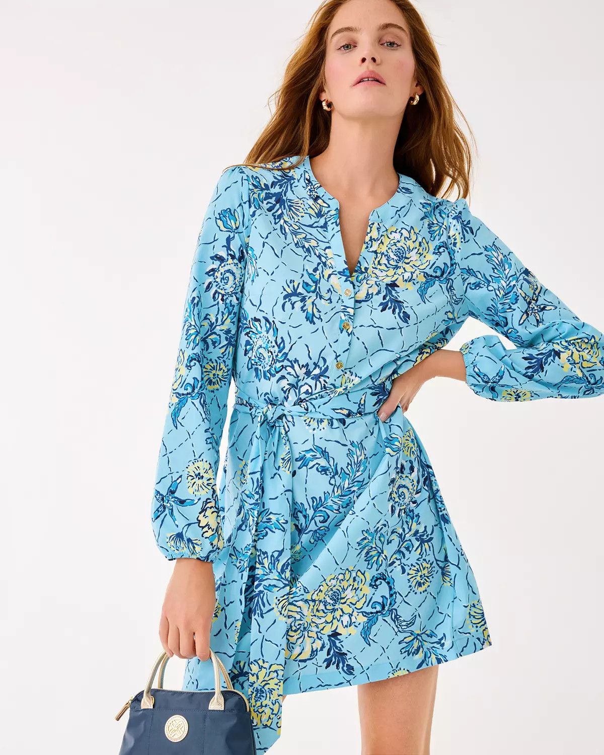 UPF 50+ Ensley Long Sleeve Dress | Lilly Pulitzer