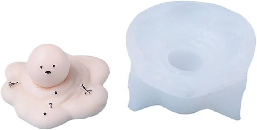 3D Weihnachten Schnee Schmelzende Silikonform Kerze Aromatherapien Seife Herstellung Form Schokol... | Amazon (DE)