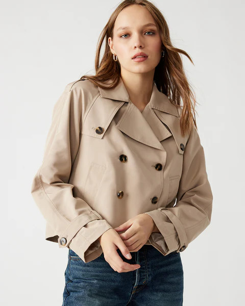 SIRUS JACKET KHAKI | Steve Madden (US)