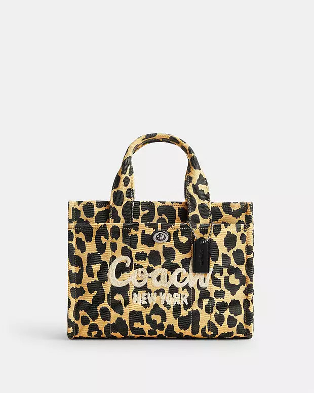Cargo Tote Bag 26 With Leopard Print | Coach (US)