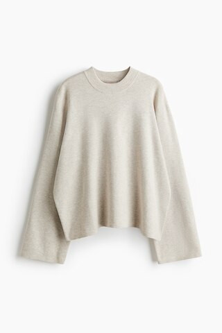 H & M - Oversized jumper - Beige | H&M (UK, MY, IN, SG, PH, TW, HK)