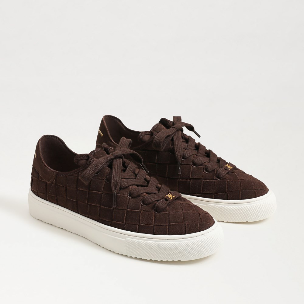 Poppy Woven Lace Up Sneaker | Sam Edelman