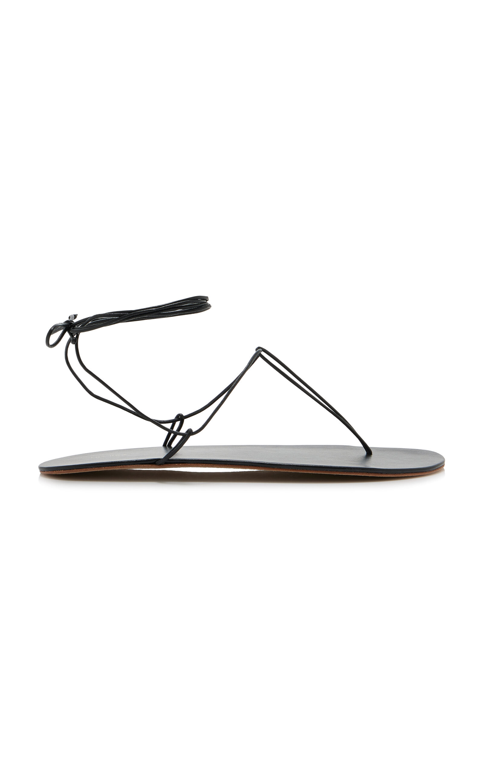 Sara Lace-Up Leather Thong Sandals | Moda Operandi (Global)