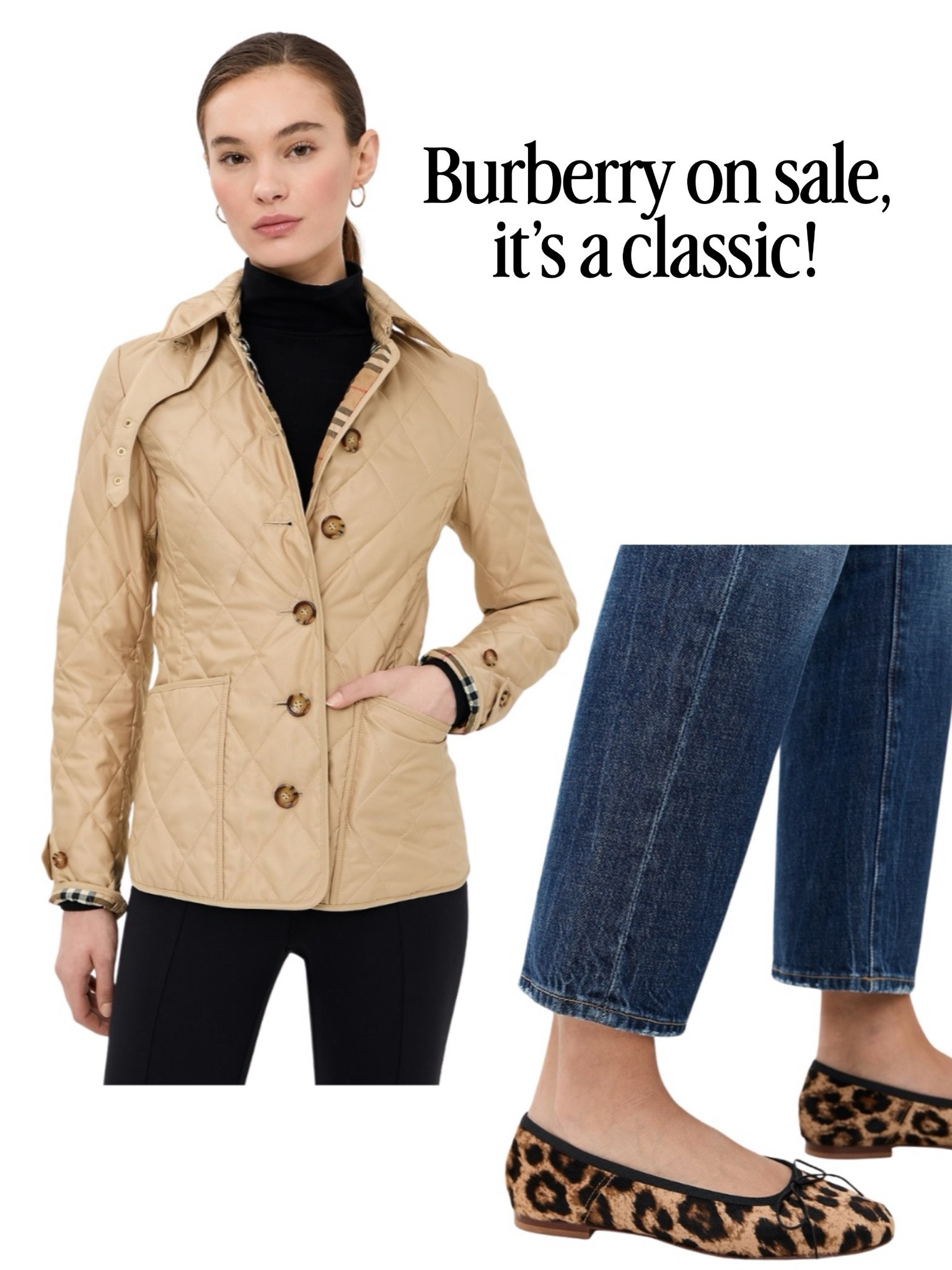 like this Burberry quilted jacket included. This is the kind of piece you’ll pull out year after year, and it’s perfect for fall transition, traveling, or simply elevating your everyday jacket game.

And the Mansur Gavriel ballet flats are an investment, but a good one. I still wear pairs I’ve owned for years—the leather is beautiful quality and only gets better with time. These are the pieces worth grabbing when you can get them on sale. 

 #LTKSeasonal #LTKOver40 #LTKSaleAlert