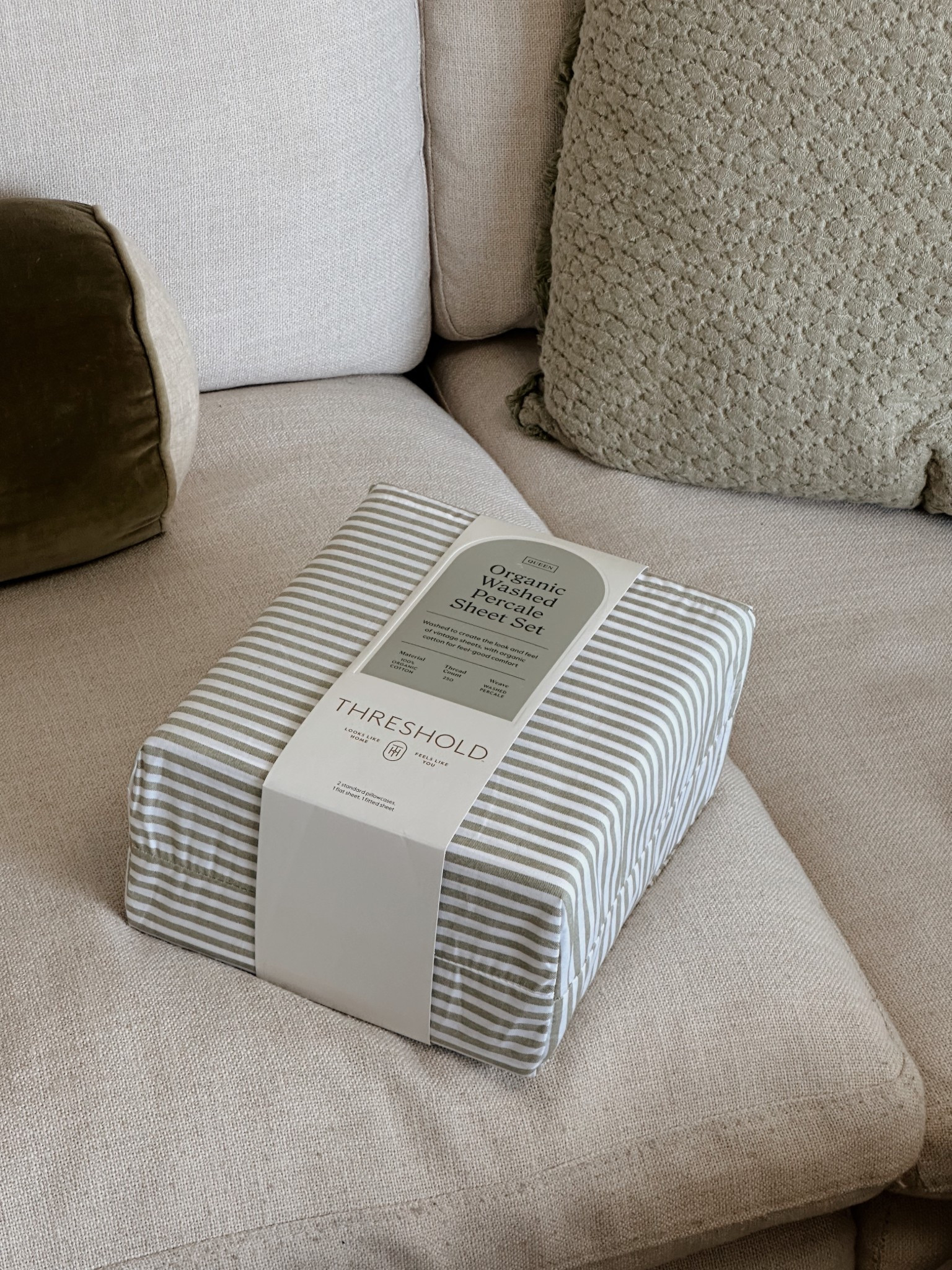 Target circle week I got 25% off organic cotton sheets 

#LTKHome #LTKSaleAlert