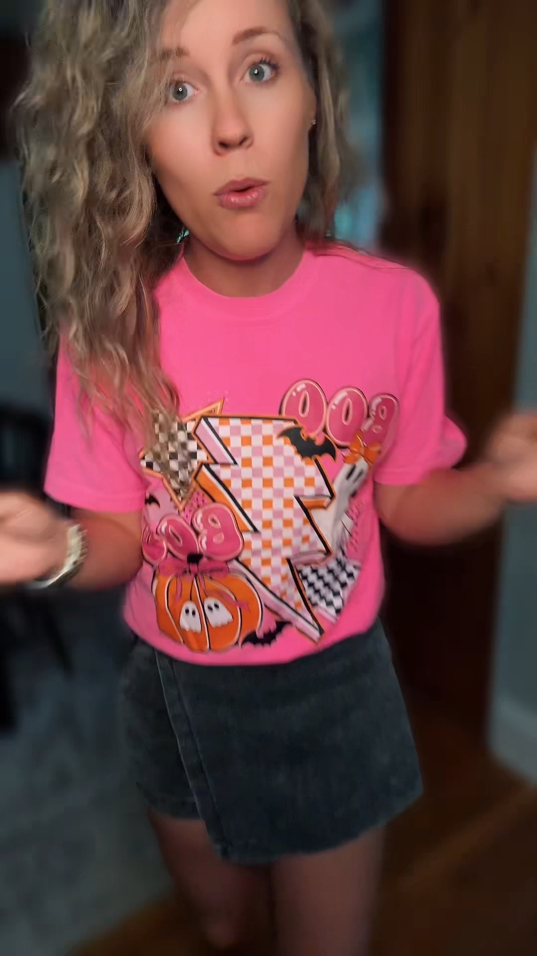 The cutest little spooky season outfit!!

Love the Halloween tees so easy to throw on and look cute and festive for Halloween time!!

#LTKootd #LTKmomlife #LTKSeasonal