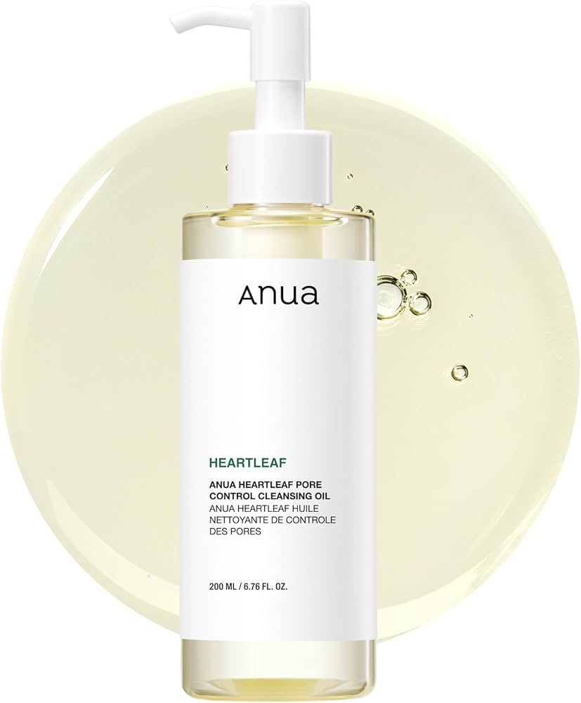 Anua Heartleaf Pore Control Cleansing Oil, Oil Cleanser for Face, Makeup Blackhead Remover, Korea... | Amazon (US)
