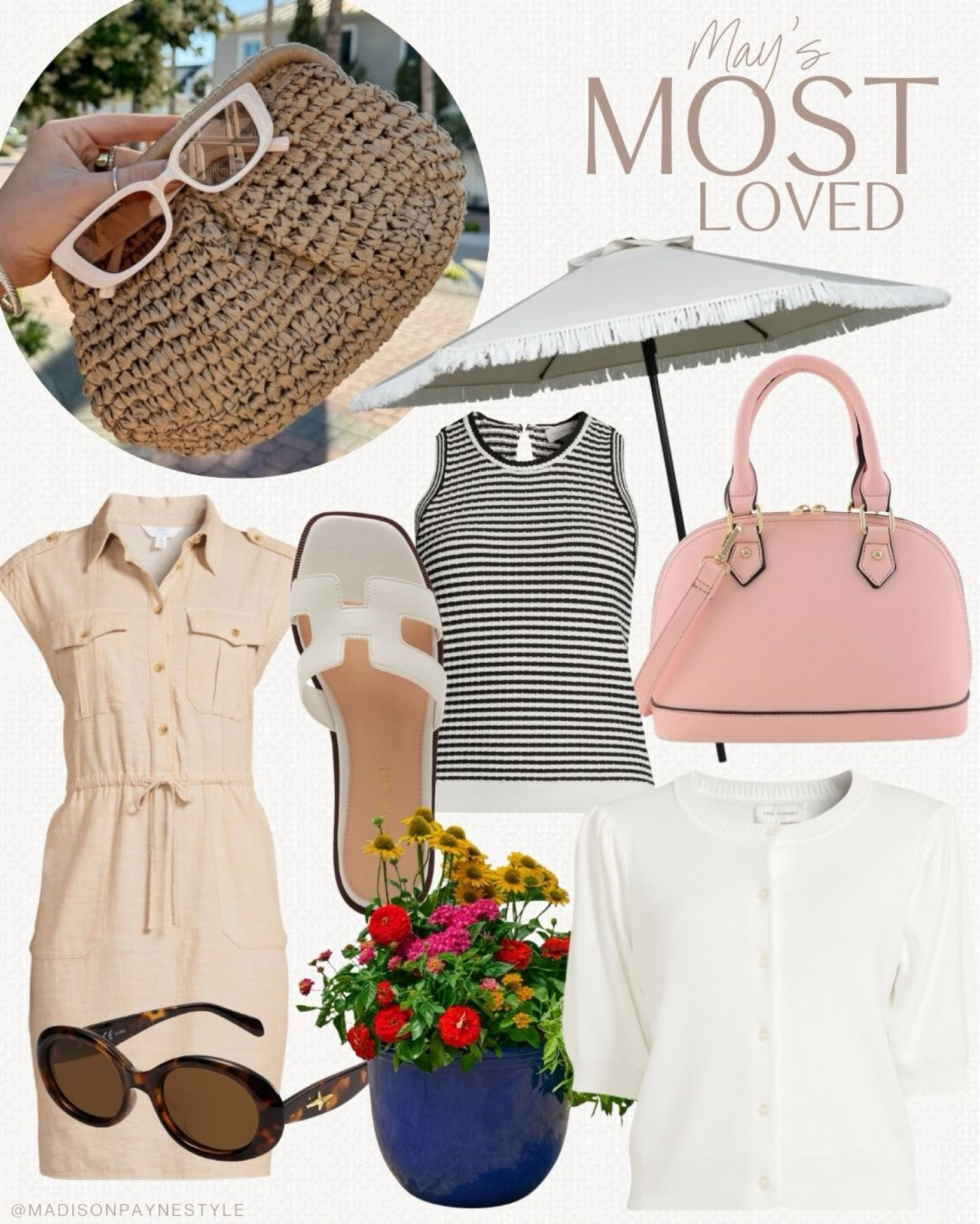 May Best Sellers 🥰 include a shirt dress from Walmart (size s),  sunglasses that are a Celine look for less for $15, a sweater tank (size s) and patio refresh inspo. 

Summer, Summer Outfit, Summer Inspo, Madison Payne#LTKStyleTip 

#LTKFindsUnder50 

#LTKfindsunder50 #LTKstyletip #LTKSeasonal