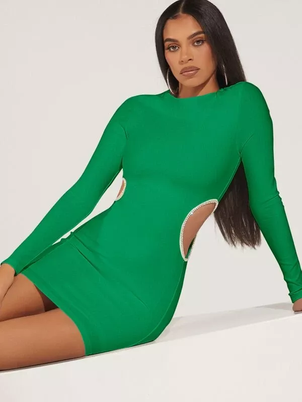 SHEIN BAE Cut Out Waist Bodycon … curated on LTK