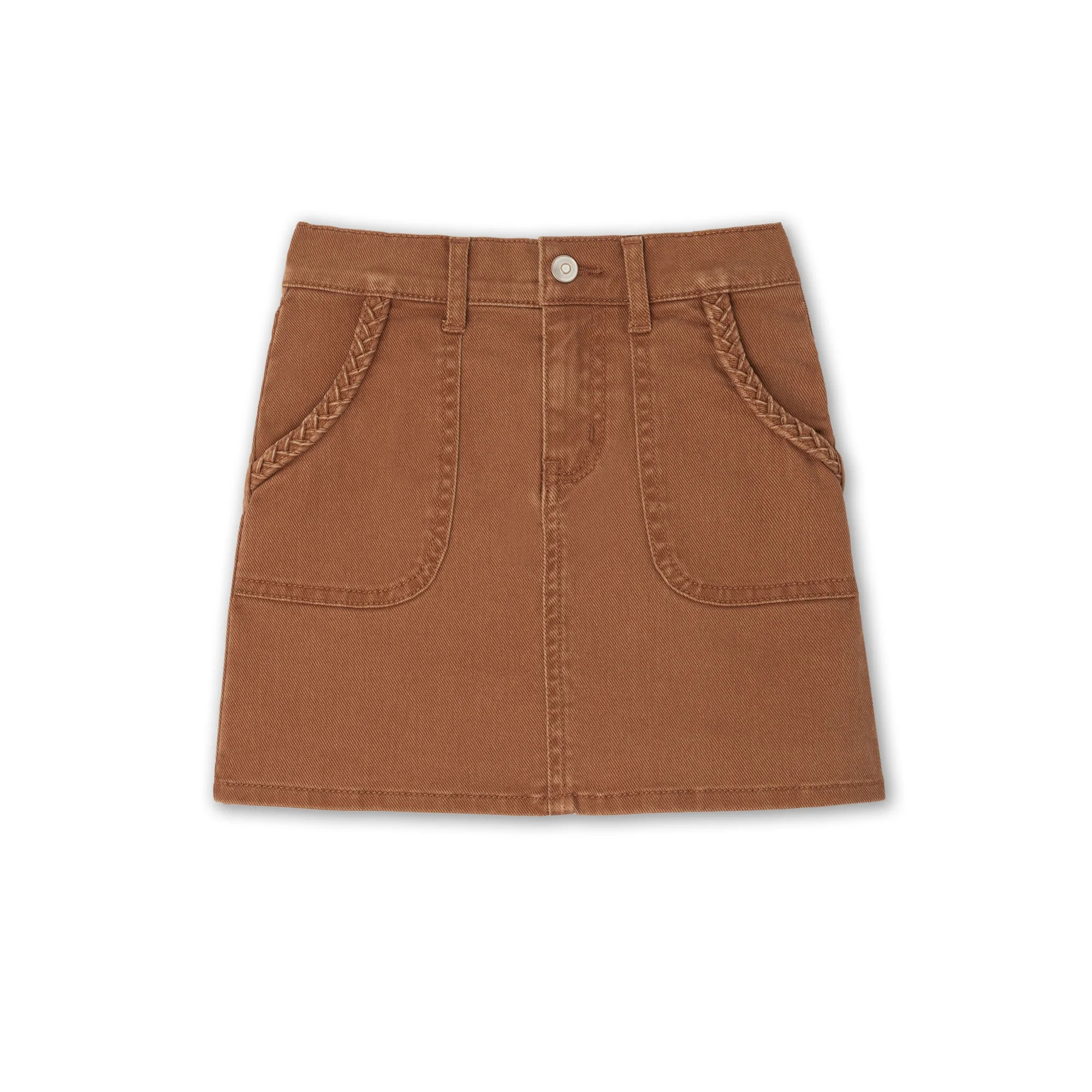 Wonder Nation Girls Denim Skirt, Sizes 4-18 & Plus | Walmart (US)