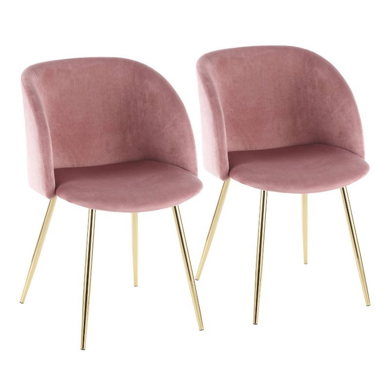 Set of 2 Fran Contemporary Dining Chairs - LumiSource | Target