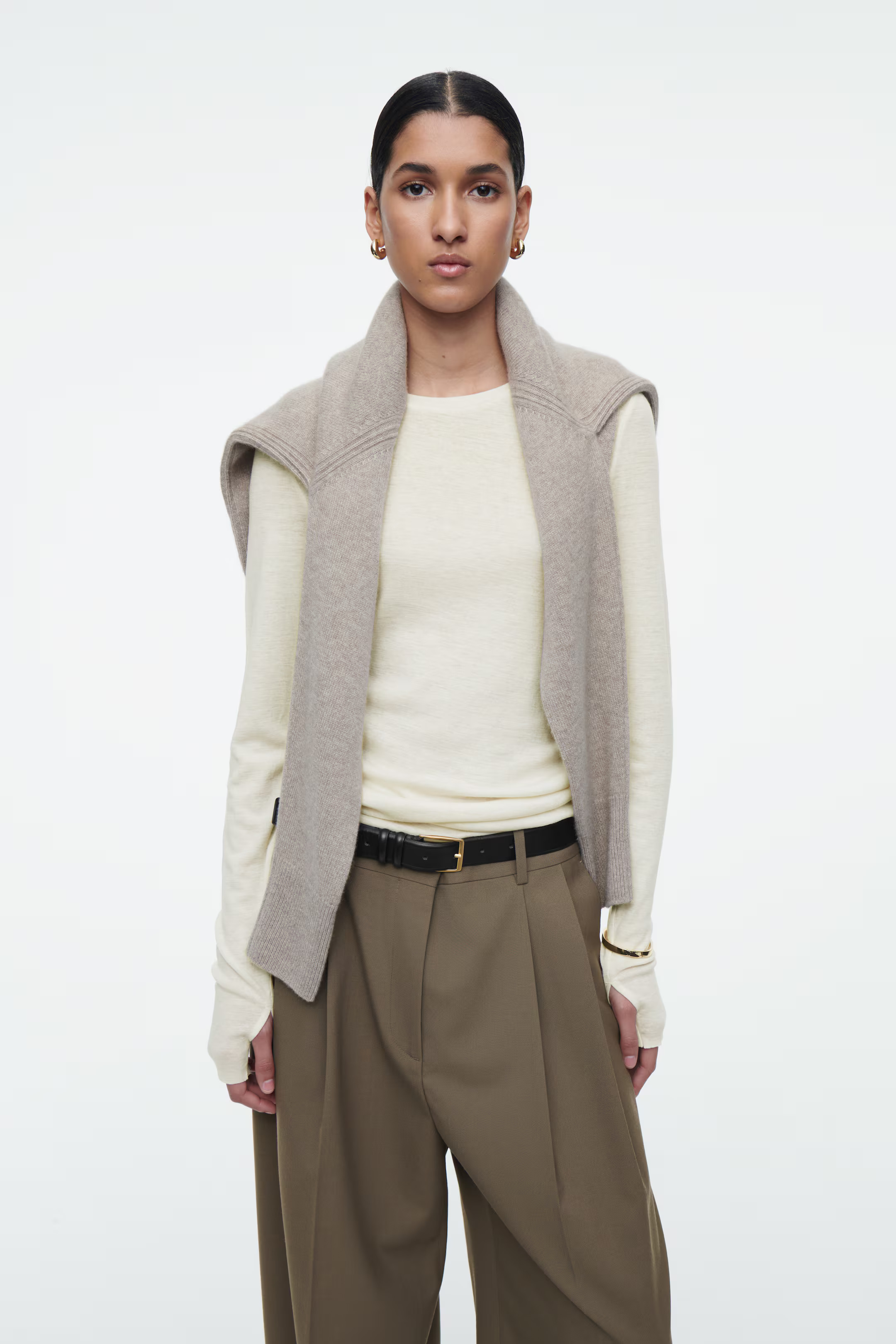 OBERTEIL AUS MERINOWOLLE MIT RUNDHALSAUSSCHNITT | H&M (DE, AT, CH, NL, FI)