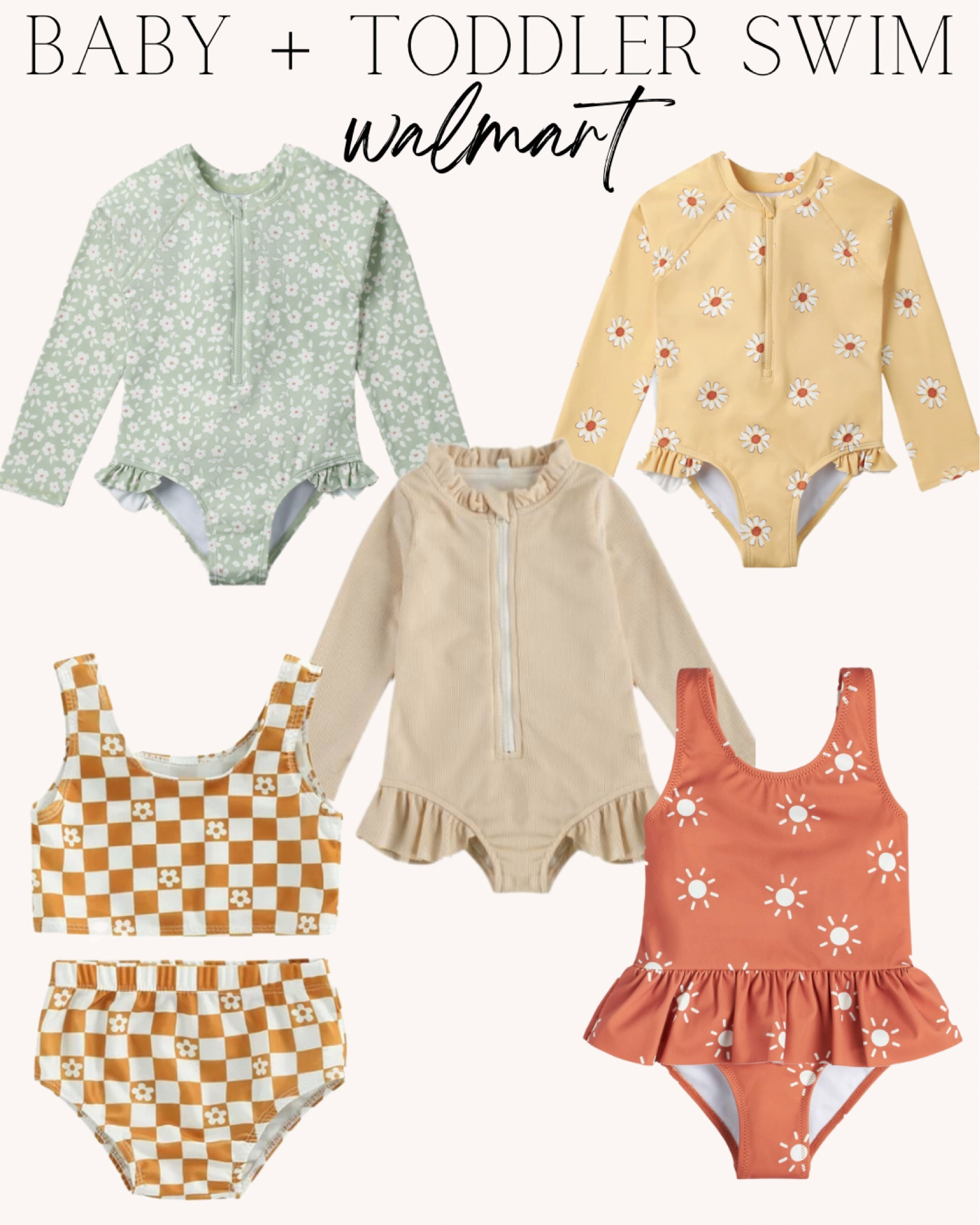 girl moms, don’t worry i have your back! walmart has the cutest boho & neutral baby girl or toddler girl swim suits! 

#LTKbaby #LTKswim #LTKkids