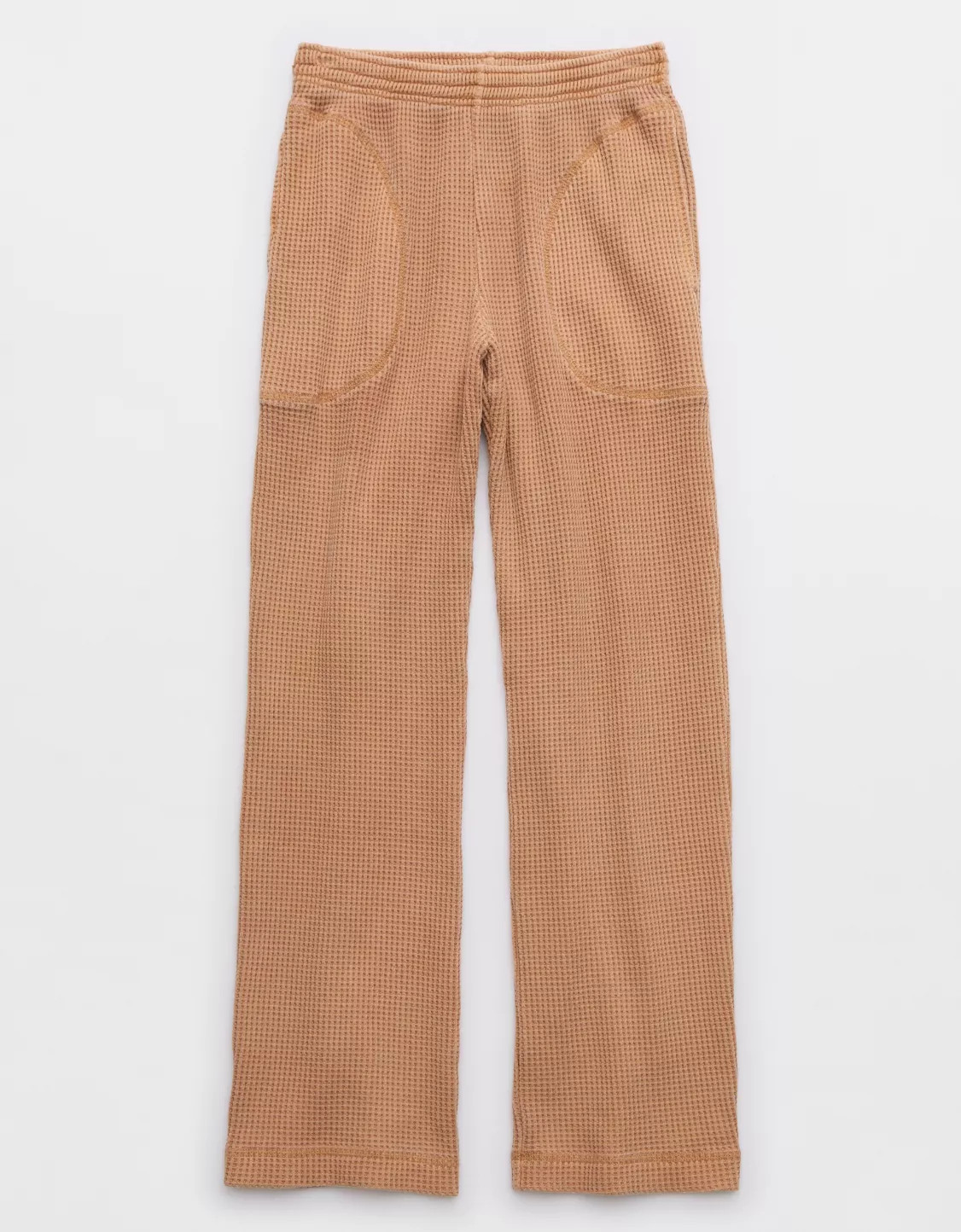 Aerie Straight Leg Waffle Pant | Aerie