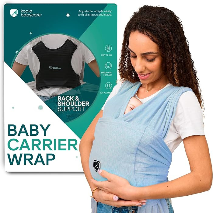 Koala Babycare Baby Carrier Wrap, Easy to Wear As a T-Shirt - Original Baby Carrier Newborn to To... | Amazon (US)