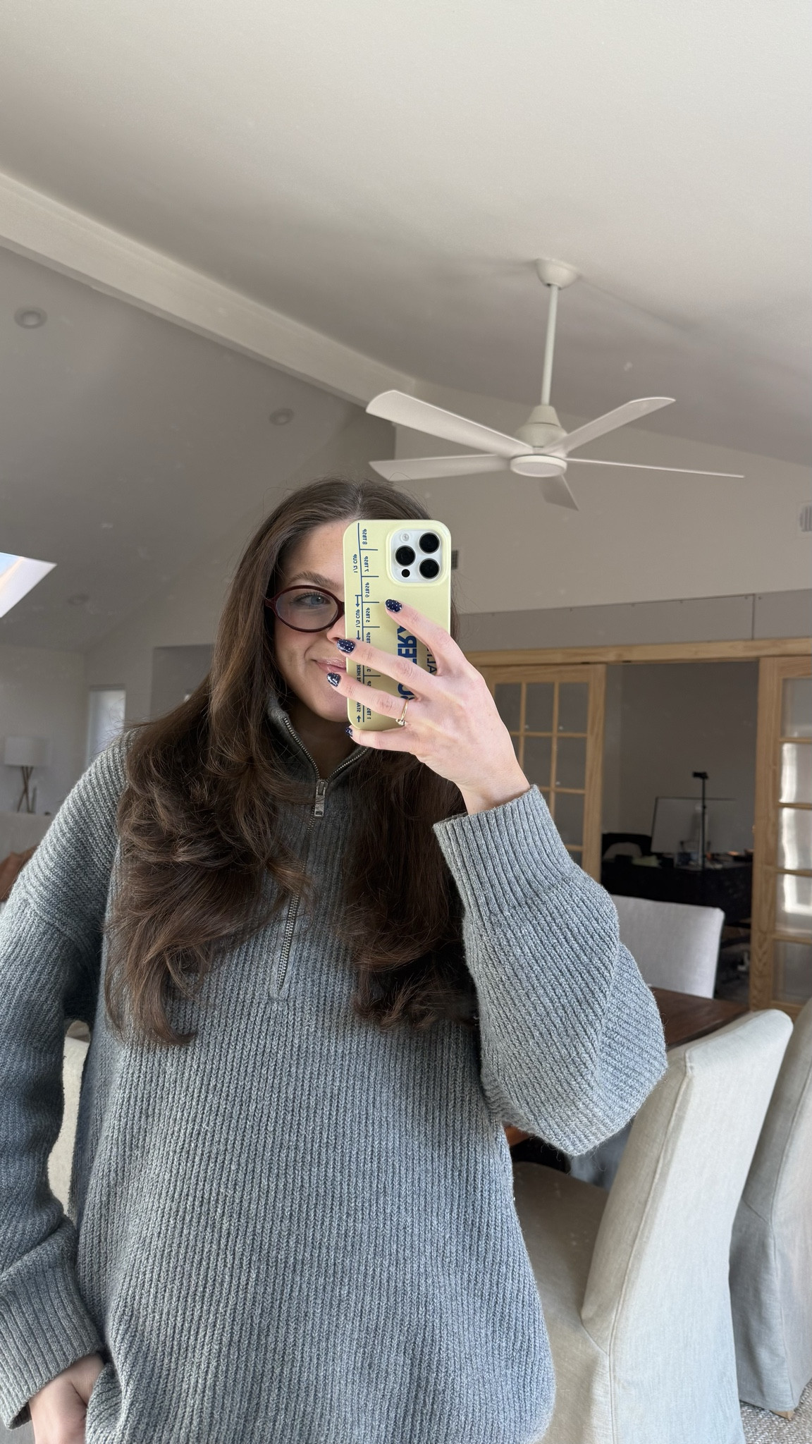 wore to work from home today! sweater  and blue light glasses are H&M, phone case is Amazon 

 

#LTKootd