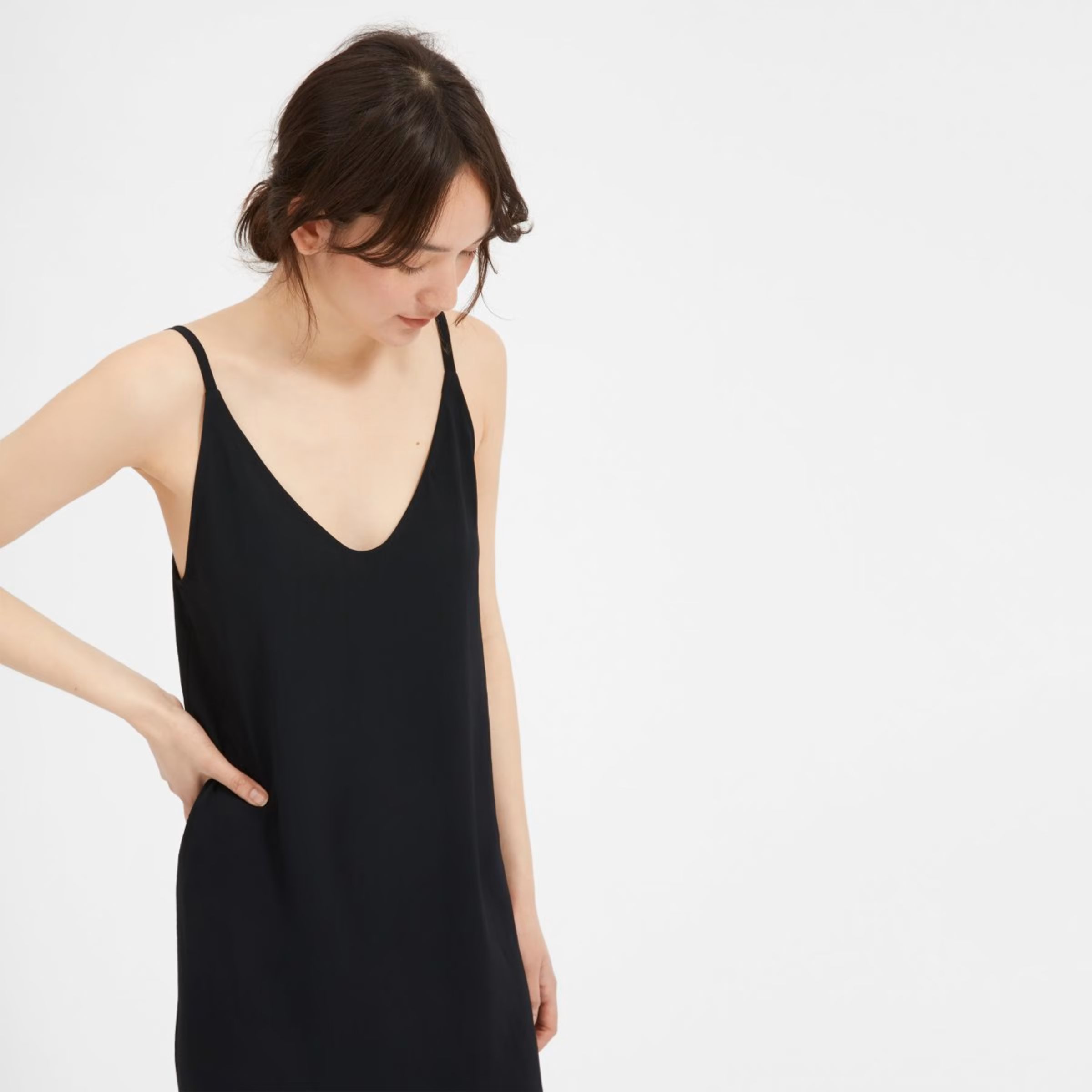 The Japanese GoWeave Long Slip Dress | Everlane