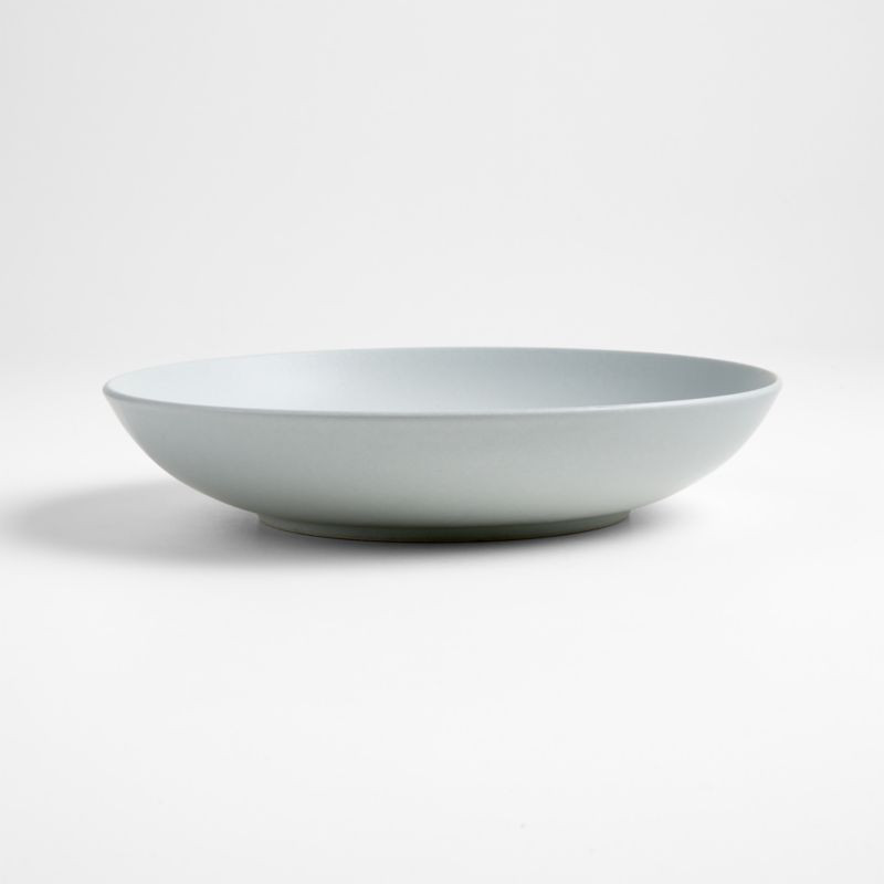 Craft 10" Stone Blue Bowl Plate + Reviews | Crate & Barrel | Crate & Barrel
