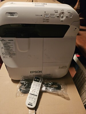 sewing Epson PowerLite 570 XGA 3LCD Projector Ultra Short  with new lamp  | eBay | eBay US