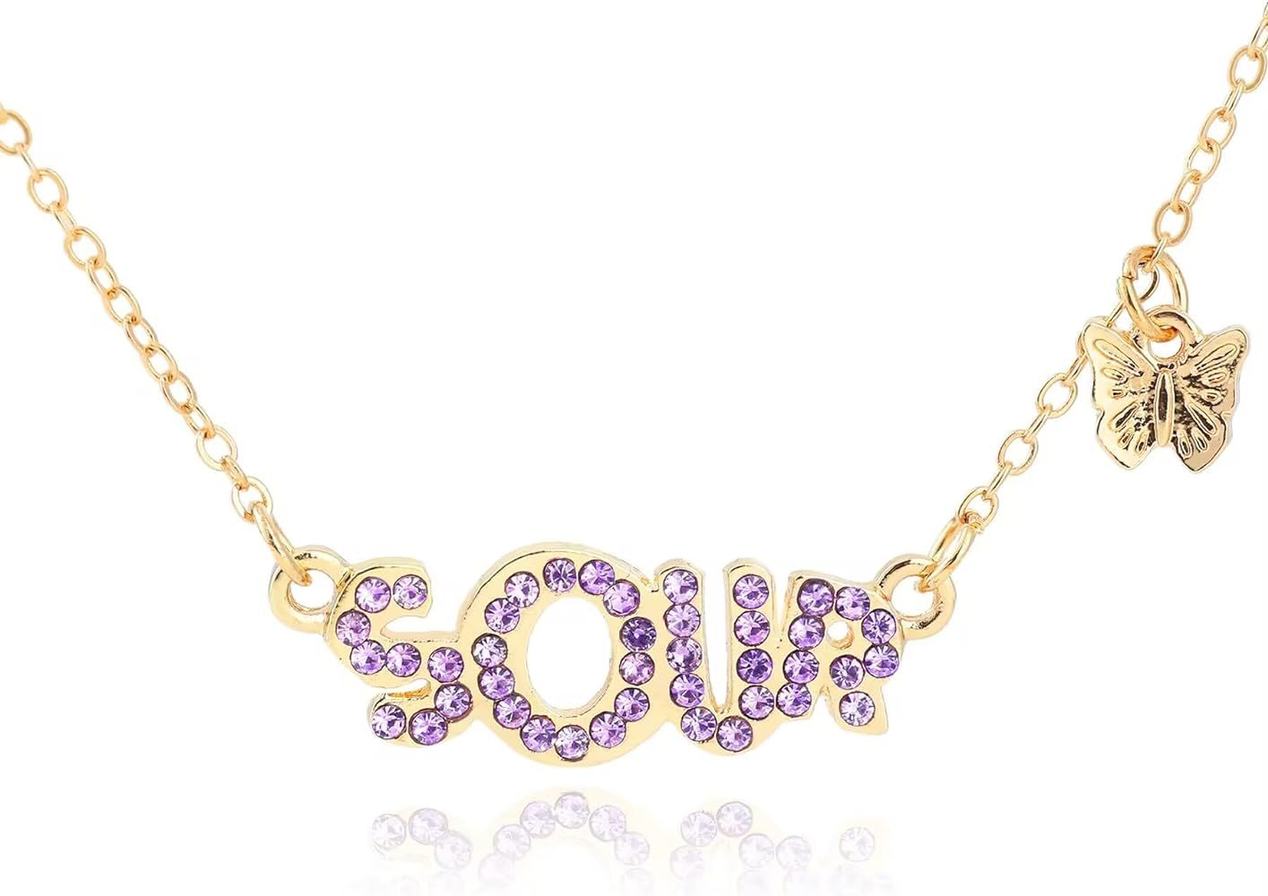 Olivia Necklace - Olivia Merch Inspired GUTS SOUR Album Necklace, Olivia Jewelry SOUR Necklace Ol... | Amazon (US)