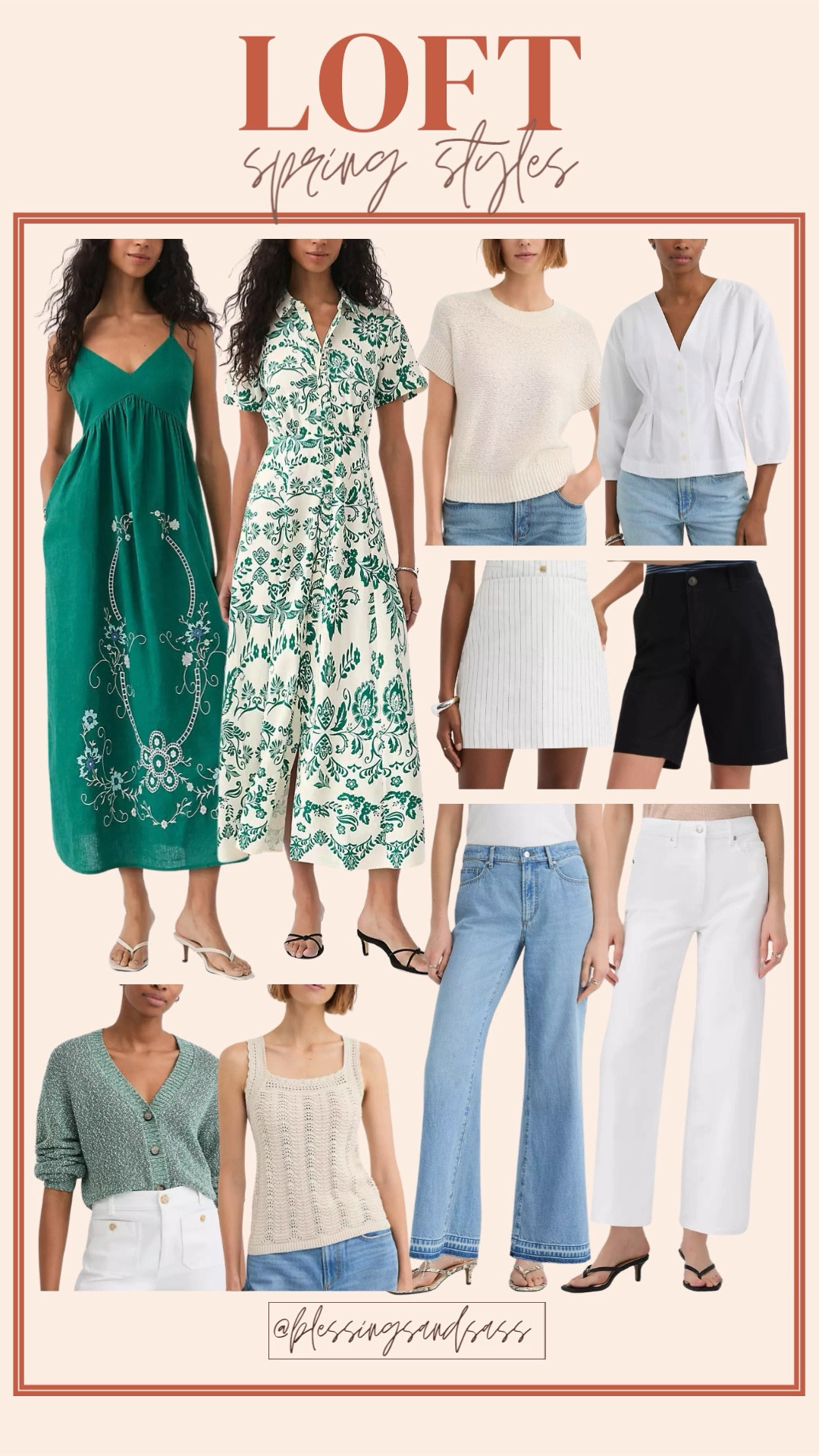 Spring styles from Loft!


Women’s fashion, spring fashion, spring style, spring outfits, spring outfit inspo, spring ootd, trendy fashion, chic style, maxi dress, midi dress, shorts, mini skirt, blouse, spring outfit ideas, women’s spring outfits 




#LTKSeasonal #LTKootd #LTKOver40