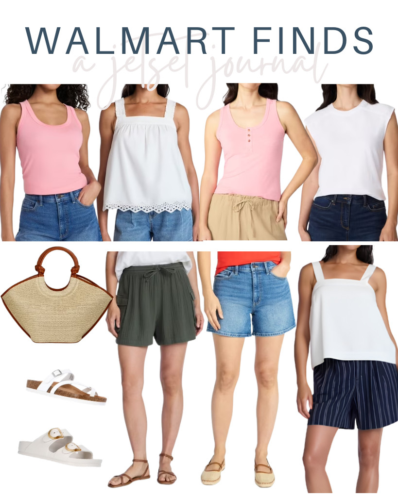 Check out these Walmart finds! Time and Tru’s best pieces include Henley, ribbed, and eyelet-trim tank tops. People are into denim and cargo shorts, too. I also discovered this stylish knot-handle tote bag that matches any chic outfit.

#LTKSeasonal #LTKSaleAlert #LTKTravel
 

 