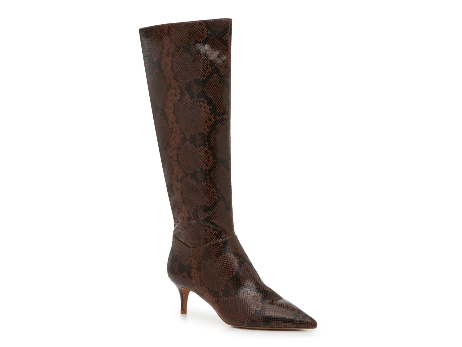 Jessica Simpson Wide Width Flerran Boot | Women's | Brown/Black Snake Print | Size 6 | Boots | DSW
