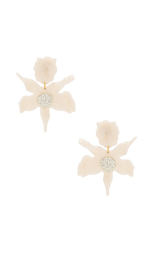 Lele Sadoughi Crystal Lily Earring in Pink. | Revolve Clothing (Global)