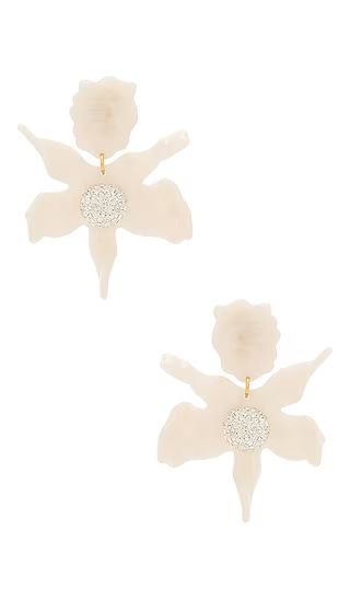 Crystal Lily Earring in Mother Of Pearl | Revolve Clothing (Global)