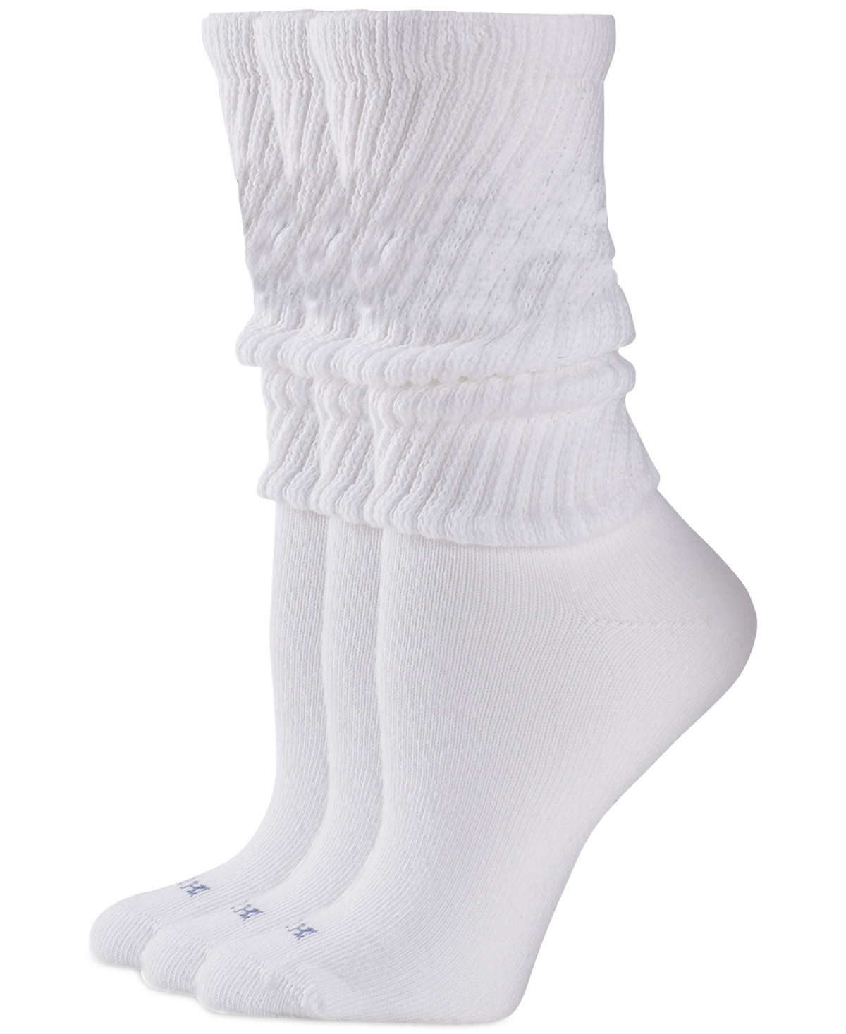 Hue Women's 3-Pk. Slouch Socks - White Pack | Macy's