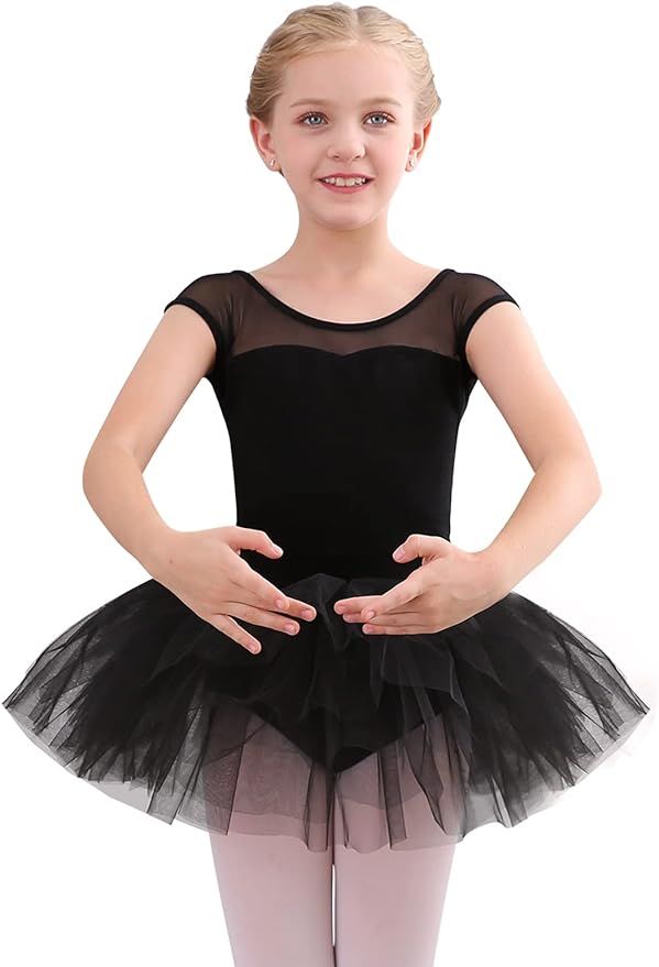 Stelle Girls Cute Tutu Dress Ballet Leotard for Dance (Toddler/Little Kid/Big Kid) | Amazon (US)