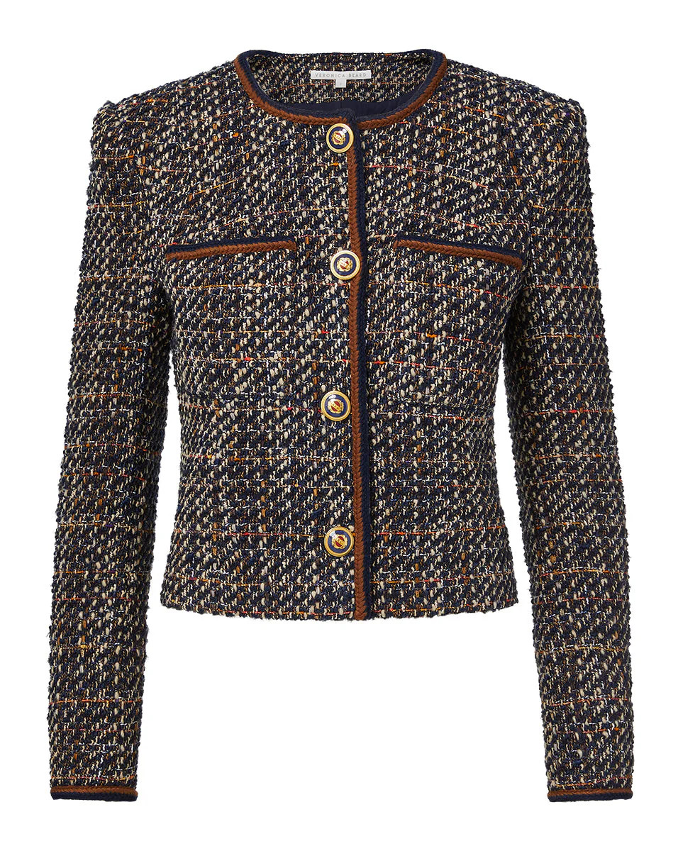 Lars Bouclé Tweed Jacket | Veronica Beard