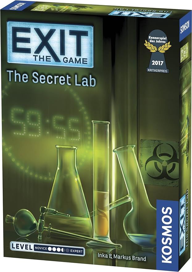 Exit: The Secret Lab | Exit: The Game - A Kosmos Game | Kennerspiel Des Jahres Winner | Family-Fr... | Amazon (US)