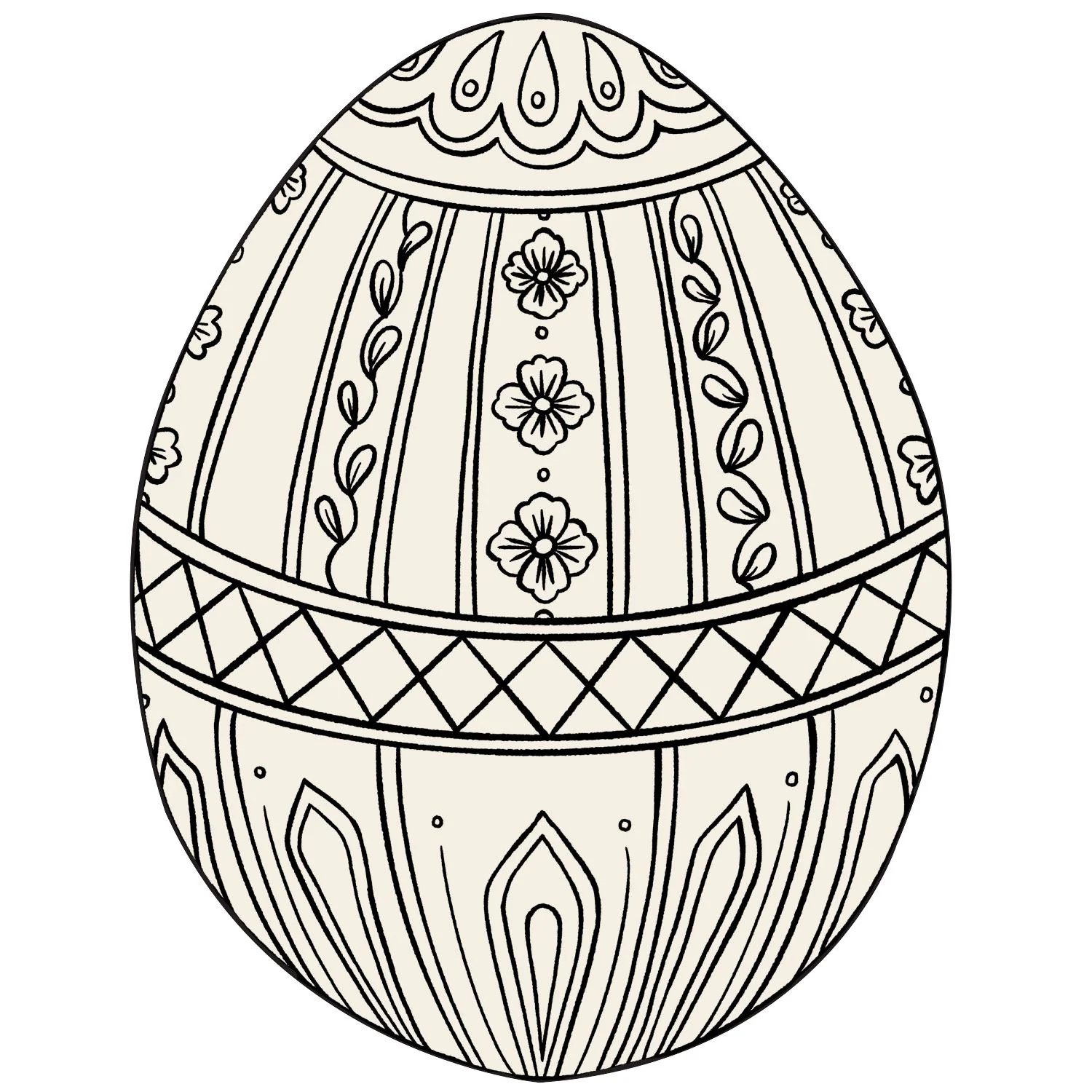 Die-Cut Placemat - Easter Egg Coloring | The Horseshoe Crab