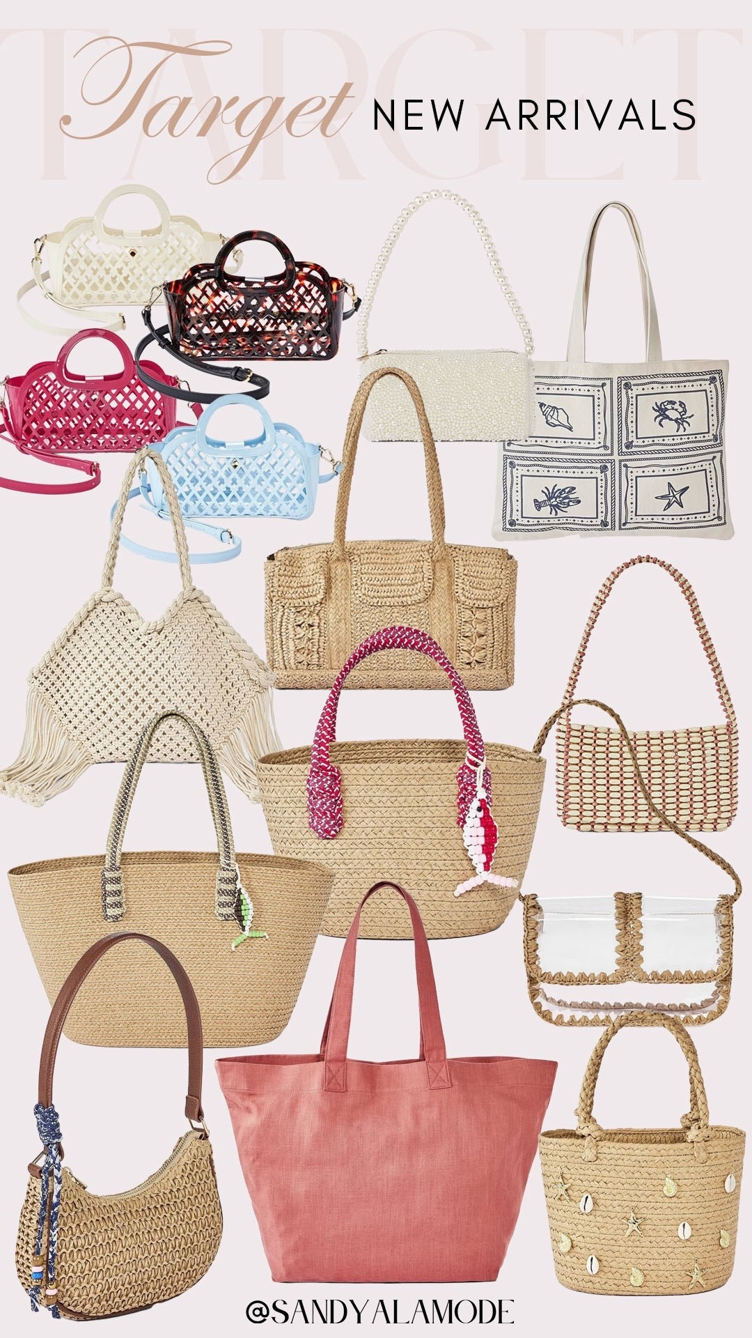 Target new arrivals // tote bag // straw tote // summer bags // beach accessory 

#LTKSeasonal