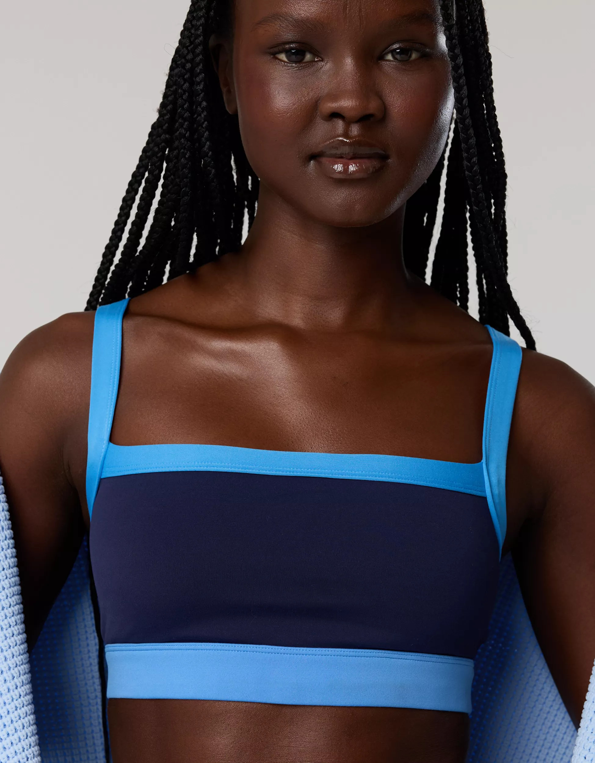 OFFLINE By Aerie Real Me XTRA Colorblock Sports Bra | Aerie