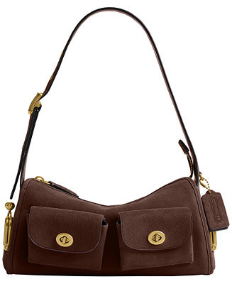Originals Turnlock Medium Suede Haversack Bag 27 | Macy's