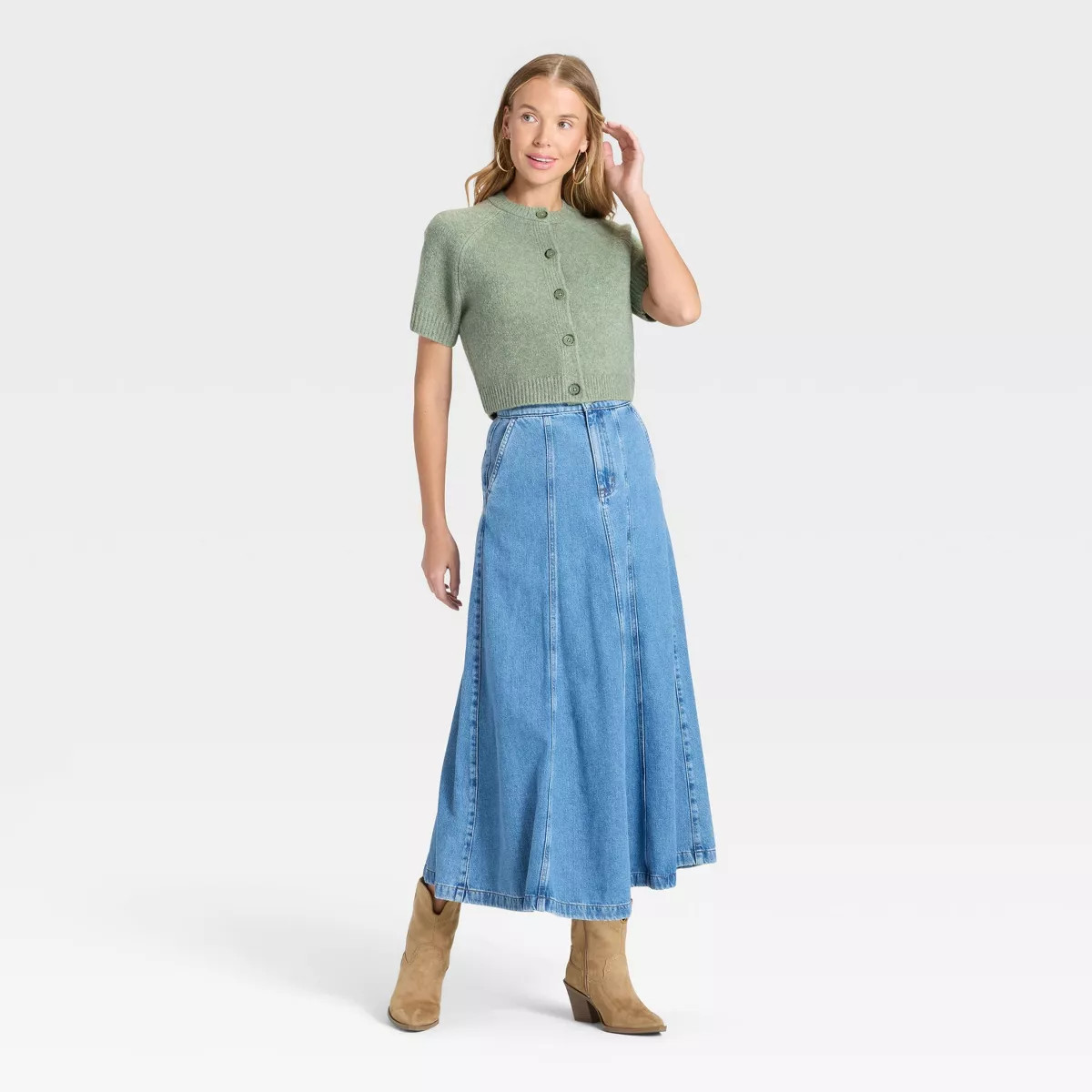 Women's Short Sleeve Cozy Knit Button-Down Cardigan - Universal Thread™ | Target